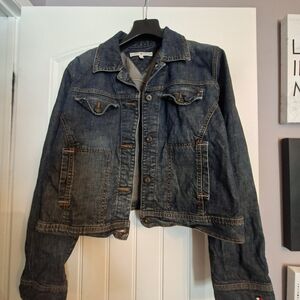 Tommy Hilfiger Denim Jacket with Button Details XL